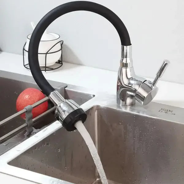 360° Flexible Faucet Neck with Dual Spray Modes