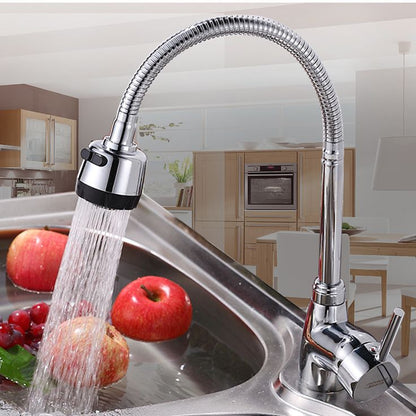 360° Flexible Faucet Neck with Dual Spray Modes