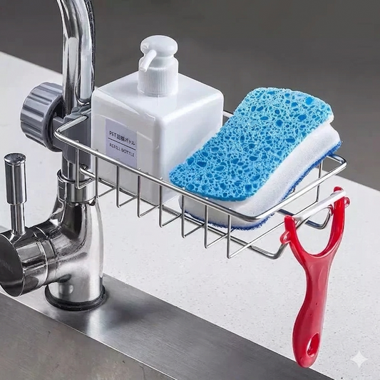 360° Rotating Faucet Rack for Kitchen & Bathroom