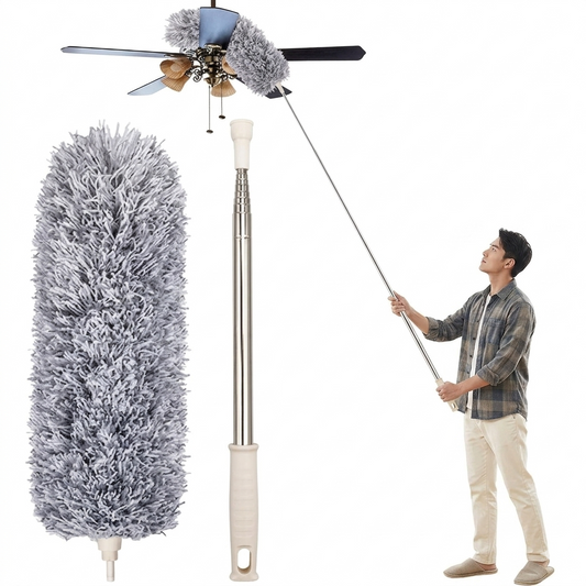 Extendable Microfiber Duster with Long Handle